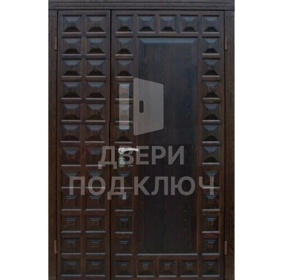 Металлическая полуторная премиум-входная дверь на дачу с шумоизоляцией ДПК-12539